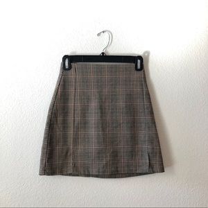 Plaid Skirt